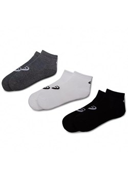 Zestaw 3 par niskich skarpet unisex Asics 3PPK Quarter Sock 155205 Szary ze sklepu eobuwie.pl w kategorii Skarpetki damskie - zdjęcie 182093772