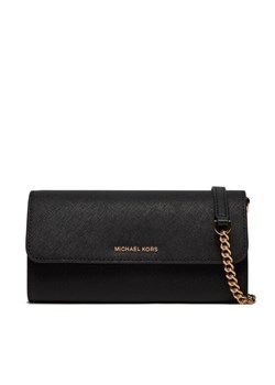 Torebka MICHAEL Michael Kors Jet Set 32S4GJ6C9L Czarny ze sklepu eobuwie.pl w kategorii Listonoszki - zdjęcie 182093981
