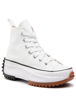 Sneakersy Converse Run Star Hike Hi 166799C Biały ze sklepu eobuwie.pl w kategorii Trampki damskie - zdjęcie 182094173