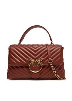 Torebka PINKO Love Lady Puff Classic Cl PE 25 PLTT 100043 A0GK Brązowy ze sklepu eobuwie.pl w kategorii Torebki damskie - zdjęcie 182094430