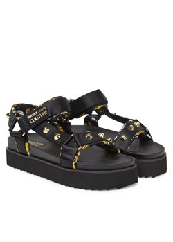 Sandały Versace Jeans Couture 78VA3SM2 Czarny ze sklepu eobuwie.pl w kategorii Sandały damskie - zdjęcie 182094451