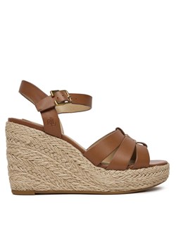 Espadryle LAUREN RALPH LAUREN Soffia 802953961001 Brązowy ze sklepu eobuwie.pl w kategorii Espadryle damskie - zdjęcie 182094494