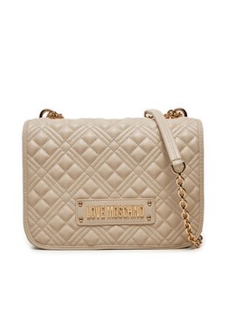 Torebka LOVE MOSCHINO JC4000PP1LLA0110 Écru ze sklepu eobuwie.pl w kategorii Kopertówki - zdjęcie 182094672