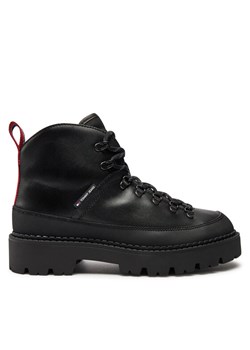 Trapery Tommy Jeans EM0EM01491 Czarny ze sklepu eobuwie.pl w kategorii Buty zimowe męskie - zdjęcie 182094714