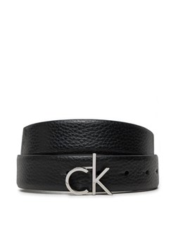 Pasek Damski Calvin Klein Ck Logo Buckle Belt 3.0_Pbl K60K613073 Czarny ze sklepu eobuwie.pl w kategorii Paski damskie - zdjęcie 182094822