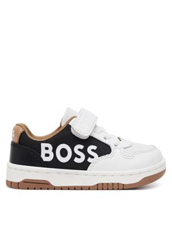Sneakersy BOSS J52160 S Biały ze sklepu eobuwie.pl w kategorii Buty sportowe dziecięce - zdjęcie 182094950