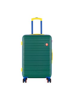 Walizka średnia Semi Line T5846-2 Zielony ze sklepu eobuwie.pl w kategorii Walizki - zdjęcie 182095073
