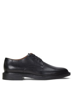 Półbuty Polo Ralph Lauren Asher Derby Ds Dby 803945279002 Czarny ze sklepu eobuwie.pl w kategorii Buty eleganckie męskie - zdjęcie 182095104