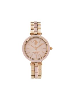 Zegarek U.S. Polo Assn. USP8359PK Złoty ze sklepu eobuwie.pl w kategorii Zegarki - zdjęcie 182095273
