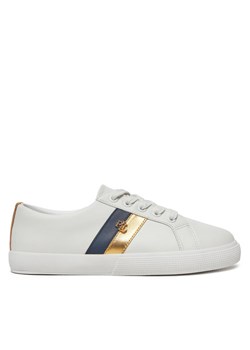 Sneakersy LAUREN RALPH LAUREN Janson II 802942784002 Biały ze sklepu eobuwie.pl w kategorii Buty sportowe damskie - zdjęcie 182095303