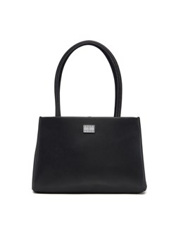 Torebka Tommy Jeans Tjw American Cool Med Tote AW0AW17297 Czarny ze sklepu eobuwie.pl w kategorii Torebki damskie - zdjęcie 182095521