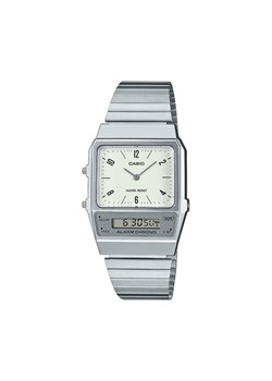 Zegarek Casio Vintage Edgy AQ-800E-7A2EF Srebrny ze sklepu eobuwie.pl w kategorii Zegarki - zdjęcie 182095674