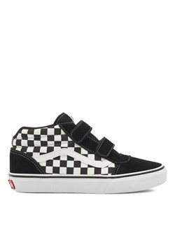 Trampki Vans Ward Mid V VN0A5HZ9BA21 Czarny ze sklepu eobuwie.pl w kategorii Trampki dziecięce - zdjęcie 182095823