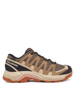 Trekkingi Salomon X-Adventure Recon Gore Tex L47815500 Brązowy ze sklepu eobuwie.pl w kategorii Buty trekkingowe damskie - zdjęcie 182095824