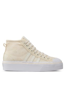 Sneakersy adidas Nizza Platform Mid W GX8356 Beżowy - id: 0000209257434 - marki adidas - 182096501 Sneakersy adidas Nizza Platform Mid W GX8356 Beżowy ze sklepu eobuwie.pl w kategorii Trampki damskie - zdjęcie 182096501