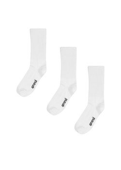 Zestaw 3 par wysokich skarpet unisex Sprandi 0UB-001-AW23 (3-pack) Biały ze sklepu eobuwie.pl w kategorii Skarpetki męskie - zdjęcie 182096624