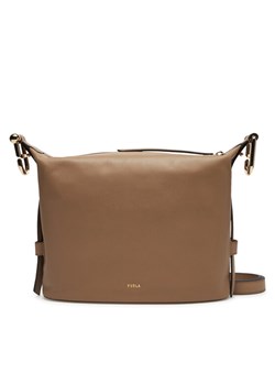 Torebka Furla Nuvola  WB01656 BX2045 1257S Brązowy ze sklepu eobuwie.pl w kategorii Listonoszki - zdjęcie 182096693