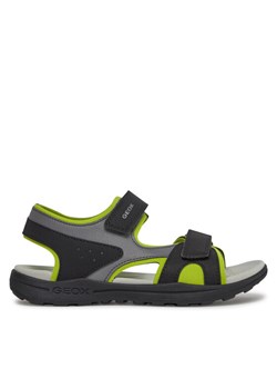 Sandały Geox J Vaniett Boy J455XC 015CE C0802 S Czarny ze sklepu eobuwie.pl w kategorii Sandały dziecięce - zdjęcie 182096712