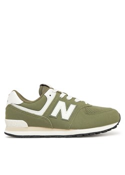 Sneakersy New Balance GC574GCE Zielony ze sklepu eobuwie.pl w kategorii Buty sportowe damskie - zdjęcie 182096824
