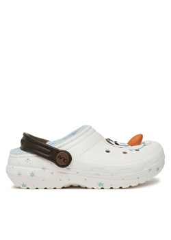 Klapki Crocs Classic Frozen Olaf Clog Kids 210234 Biały ze sklepu eobuwie.pl w kategorii Klapki dziecięce - zdjęcie 182096843