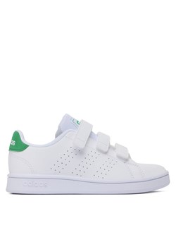 Sneakersy adidas Advantage Court GW6494 Biały ze sklepu eobuwie.pl w kategorii Buty sportowe dziecięce - zdjęcie 182096940