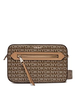 Torebka DKNY Bryant Ave Camera Ba R42EYE22 Brązowy ze sklepu eobuwie.pl w kategorii Listonoszki - zdjęcie 182097023