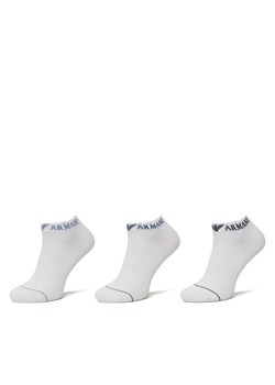 Zestaw 3 par niskich skarpet męskich Emporio Armani EM000550 AF12276 M0066 Biały ze sklepu eobuwie.pl w kategorii Skarpetki męskie - zdjęcie 182097024