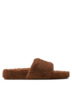 Kapcie Polo Ralph Lauren Elenore 842957051001 Brązowy ze sklepu eobuwie.pl w kategorii Kapcie damskie - zdjęcie 182097034