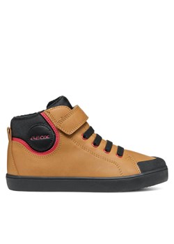 Sneakersy Geox J Gisli Boy J465CC 0MEFU C2G9B S Brązowy ze sklepu eobuwie.pl w kategorii Buty sportowe dziecięce - zdjęcie 182097100