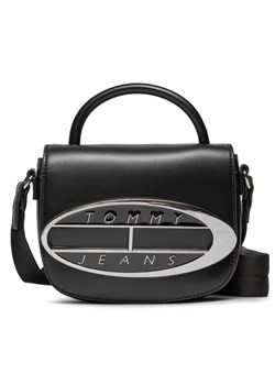 Torebka Tommy Jeans Tjw Origin Crossover AW0AW15811 Czarny ze sklepu eobuwie.pl w kategorii Listonoszki - zdjęcie 182097142