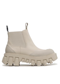 Sztyblety Tommy Jeans Rubber Rain EN0EN02234 Écru ze sklepu eobuwie.pl w kategorii Botki - zdjęcie 182097552