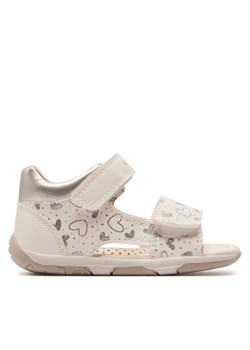 Sandały Geox B Sandal Tapuz Girl B450YA 054AJ C0007 Biały ze sklepu eobuwie.pl w kategorii Buciki niemowlęce - zdjęcie 182097731