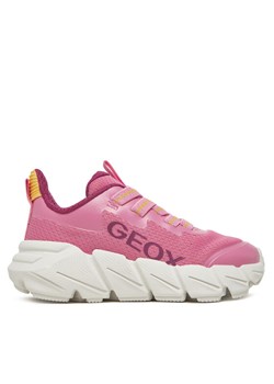 Sneakersy Geox J Flexyper Fast J55N5A 0T99J C0786 M Różowy ze sklepu eobuwie.pl w kategorii Buty sportowe dziecięce - zdjęcie 182097754