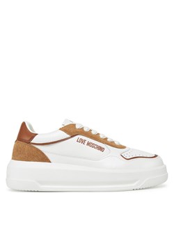 Sneakersy LOVE MOSCHINO JA15515G0MIAO10B Biały ze sklepu eobuwie.pl w kategorii Buty sportowe damskie - zdjęcie 182097822
