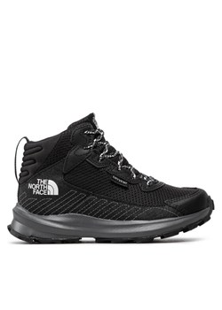 Trekkingi The North Face Fastpack Hiker Mid Wp NF0A7W5VKX71 Czarny ze sklepu eobuwie.pl w kategorii Buty trekkingowe dziecięce - zdjęcie 182097823