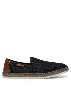 Półbuty Rieker B5276-00 Czarny ze sklepu eobuwie.pl w kategorii Espadryle męskie - zdjęcie 182097953