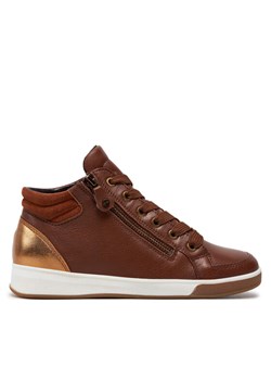 Sneakersy Ara High Soft 12-44499-18 Brązowy ze sklepu eobuwie.pl w kategorii Buty sportowe damskie - zdjęcie 182098044