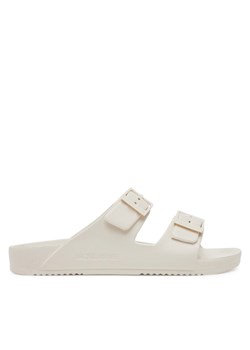 Klapki Jack&Jones Jfwcroxton 12204004 Écru ze sklepu eobuwie.pl w kategorii Klapki męskie - zdjęcie 182098061