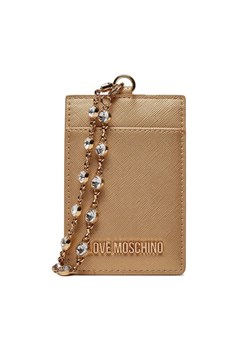 Etui na karty kredytowe LOVE MOSCHINO JC5853PP4IK2390A Złoty ze sklepu eobuwie.pl w kategorii Etui - zdjęcie 182098220