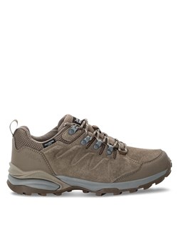 Trekkingi Jack Wolfskin Refugio Texapore Low W 4050821 Brązowy ze sklepu eobuwie.pl w kategorii Buty trekkingowe damskie - zdjęcie 182098240