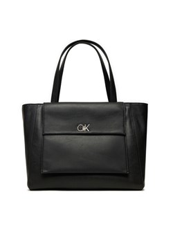 Torebka Calvin Klein Ck Medium Shopper K60K612811 Czarny ze sklepu eobuwie.pl w kategorii Torby Shopper bag - zdjęcie 182098980