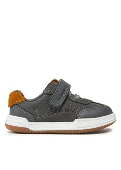 Sneakersy Clarks Fawn Family 261751286 Szary ze sklepu eobuwie.pl w kategorii Buty sportowe dziecięce - zdjęcie 182099051
