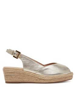 Espadryle Geox D Iberide A D55YXA 000Y2 C2012 Złoty ze sklepu eobuwie.pl w kategorii Espadryle damskie - zdjęcie 182099103