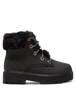 Trapery Skechers Street Glitz 310952L Czarny ze sklepu eobuwie.pl w kategorii Buty zimowe dziecięce - zdjęcie 182099243
