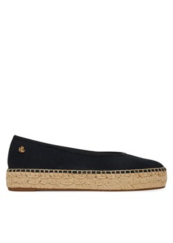 Espadryle LAUREN RALPH LAUREN Luize 802959187001 Czarny ze sklepu eobuwie.pl w kategorii Espadryle damskie - zdjęcie 182099643