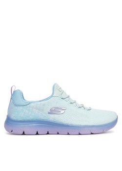 Sneakersy Skechers Summits-Morning Glow 150269/LBLV Niebieski ze sklepu eobuwie.pl w kategorii Buty sportowe damskie - zdjęcie 182099692