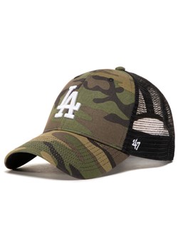 Czapka z daszkiem 47 Brand Mlb Los Angeles Dodgers Branson B-CBRAN12GWP-CMD Zielony ze sklepu eobuwie.pl w kategorii Czapki z daszkiem męskie - zdjęcie 182099703