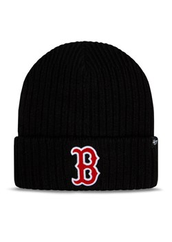 Czapka 47 Brand MLB Boston Red Sox Thick Cord Logo 47 B-THCCK02ACE-BK Czarny ze sklepu eobuwie.pl w kategorii Czapki zimowe męskie - zdjęcie 182099800