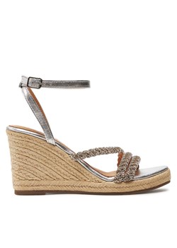 Espadryle Gioseppo Menfi 72064-P Srebrny ze sklepu eobuwie.pl w kategorii Sandały damskie - zdjęcie 182099804
