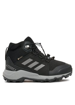Trekkingi adidas Terrex Mid GORE-TEX IE6079 Czarny ze sklepu eobuwie.pl w kategorii Buty trekkingowe dziecięce - zdjęcie 182099861